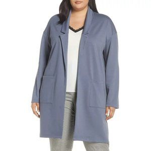 Leith Knit Blazer, Blue, 3X